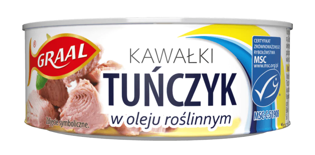 Graal Tuna Kawalki W Oleju Roslinnym 170g