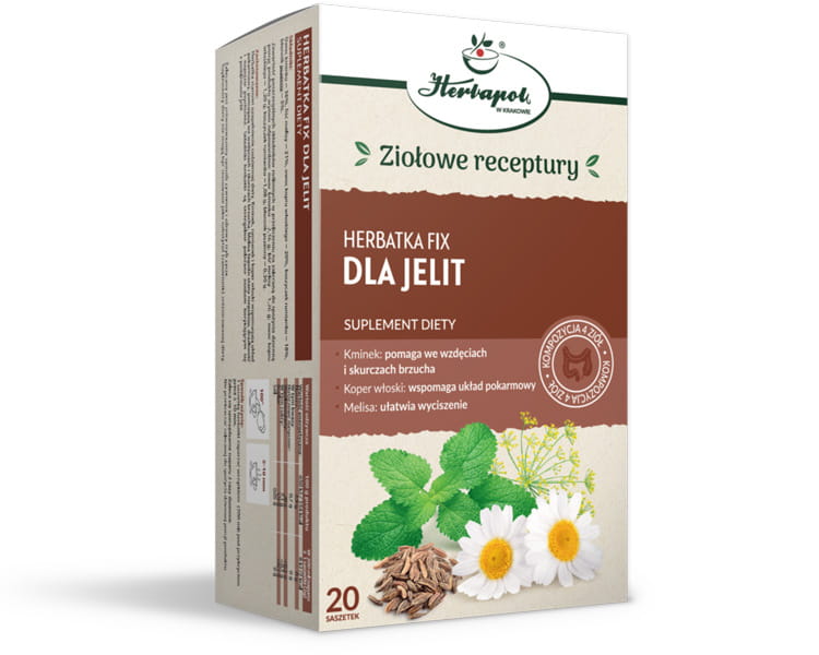 HERBAPOL Fix tea FOR THE GUT 20 sachets