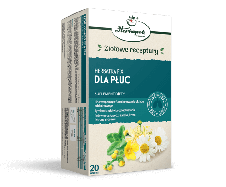 HERBAPOL Fix tea FOR THE LUNGS 20 sachets