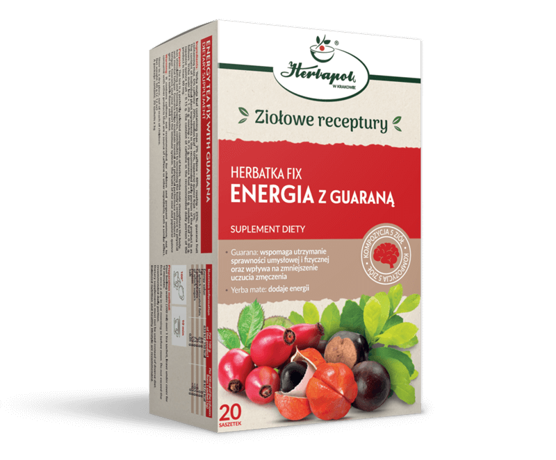 HERBAPOL ENERGY WITH GUARANA fix tea 20 sachets