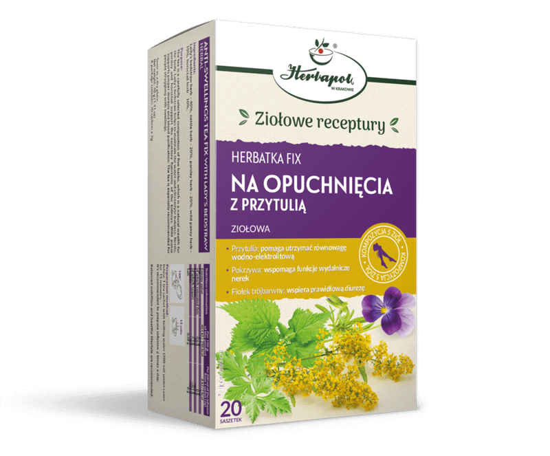 HERBAPOL Fix tea for swelling with bedstraw 20 sachets