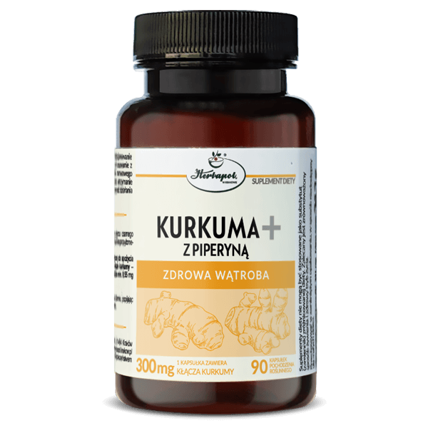 Herbapol Turmeric+ with piperine 90 capsules