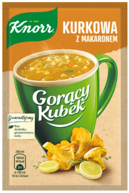 Knorr Goracy Kubek Zupa Kurkowa z Makaronem 13g