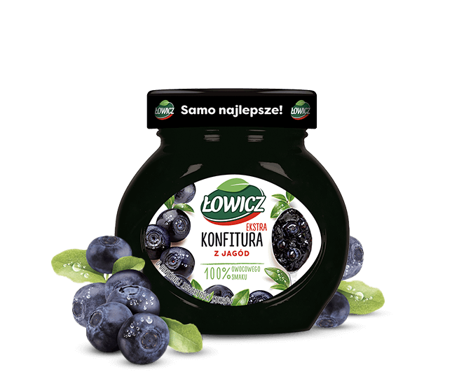 Lowicz Confiture Blueberry (Jagodowa) 240g