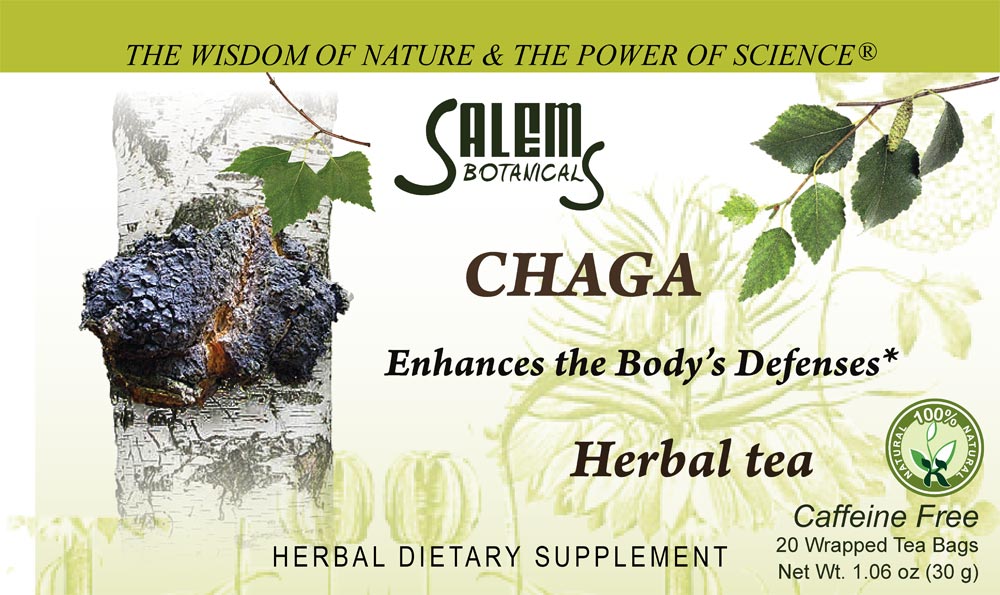 Salem Botanicals Chaga Herbal Tea 20 bags – Zdrowie & Uroda