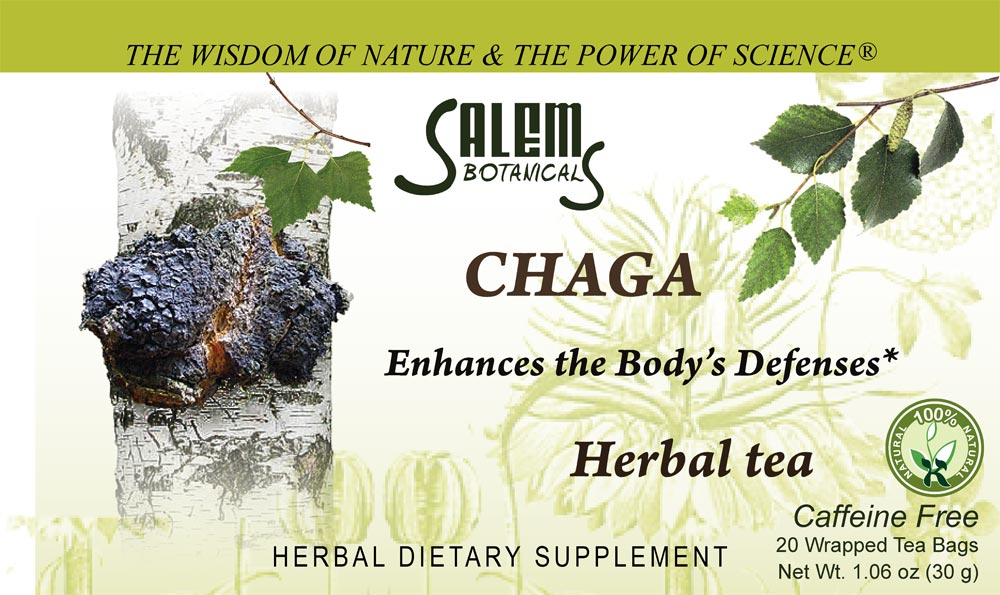 Salem Botanicals Chaga Herbata Ziołowa 20 torebek