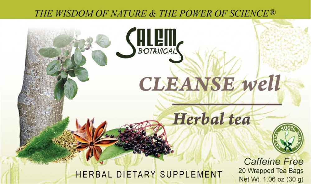 Salem Botanicals Cleanse Well Herbata ziołowa 20 torebek