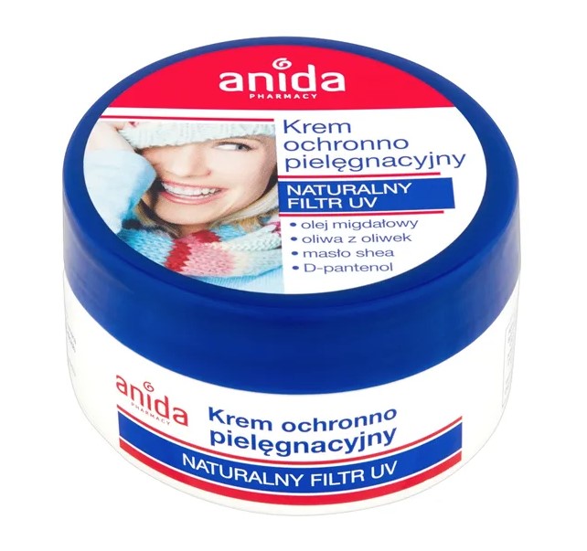 ANIDA protective and caring cream 100 ml contains a natural UV filter