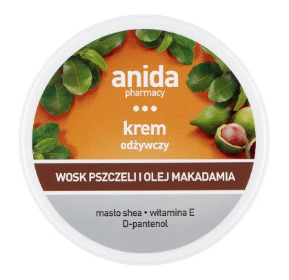 Anida Nourishing cream beeswax macadamia oil 125 ml