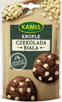 Kamis Czekolada Biala Krople 100g White Chocolate Drops