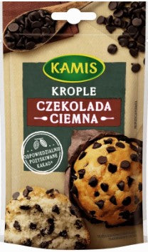 Kamis Czekolada Ciemna Krople 100g Dark Chocolate Drops