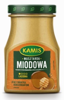 Kamis Miodowa Musztarda 185g Horseradish Mustard