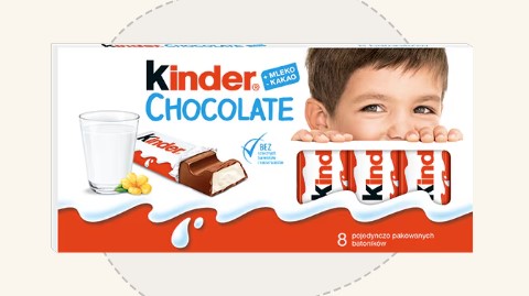 Kinder Milk Chocolate Bar ( Czekolada Mleczna Duza) 100g