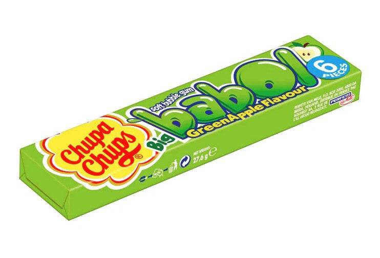 Chupa Chups Babol Gum - Green Apple 28g