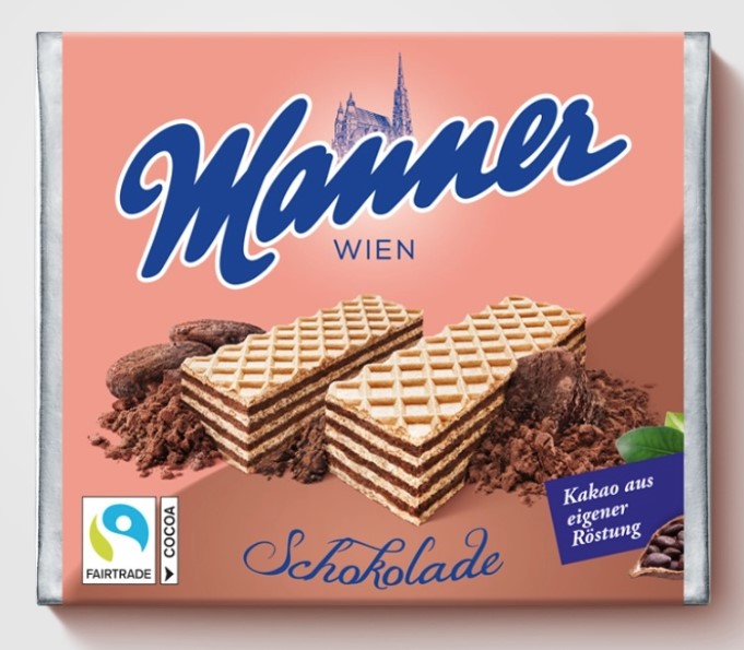 MANNER SCHOKOLADE WAFERS 75 G.