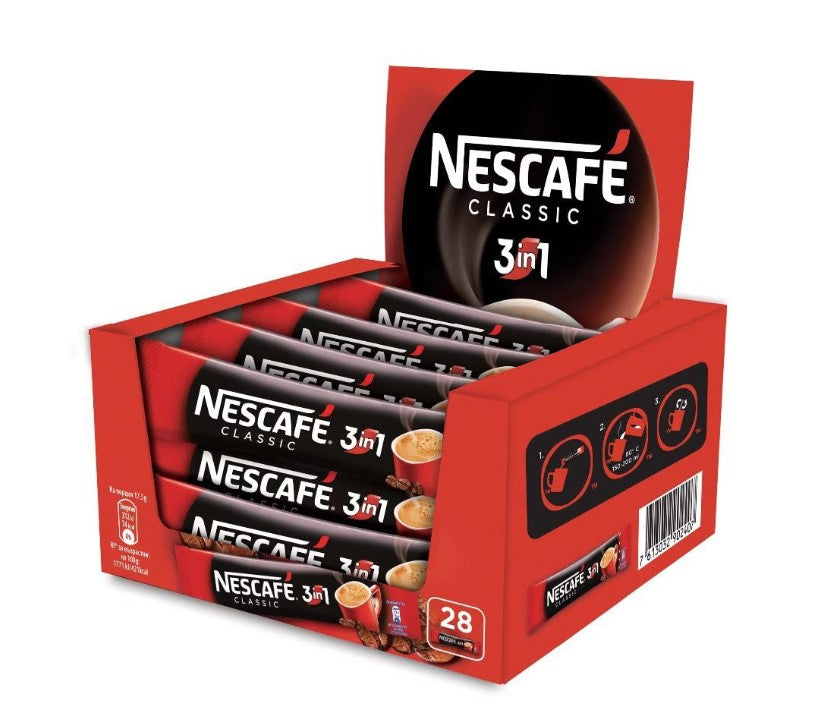 NESCAFE 3 IN 1 CLASSIC BOX 28 X 16.5 G.