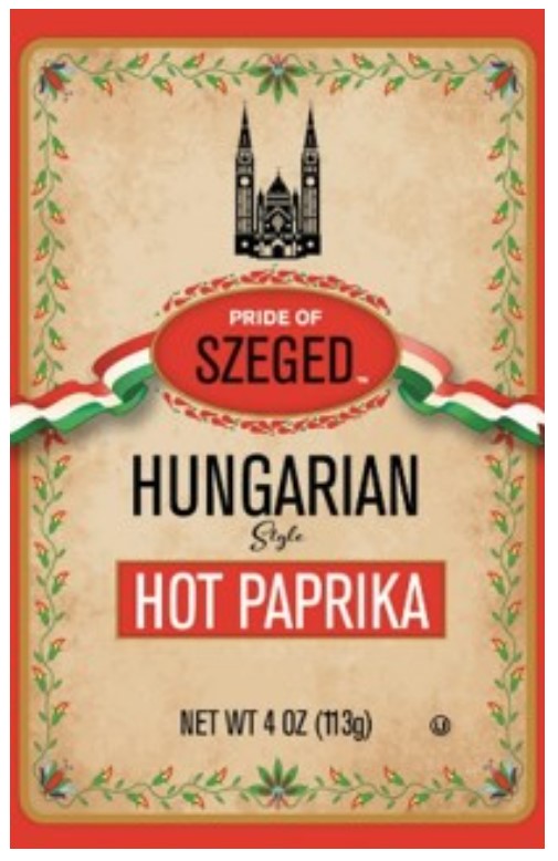 SZEGED PAPRIKA HOT 4 OZ. KOSHER