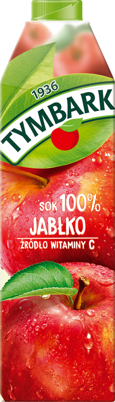 TYMBARK apple drink SOK JABLKO klasyczny 1L BOX