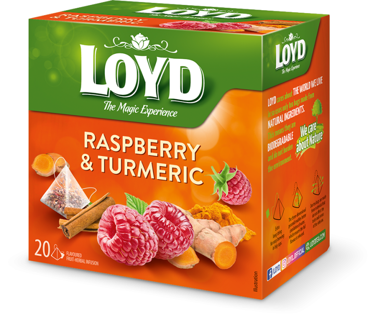 Loyd Raspberry & Turmeric 20 tea bags