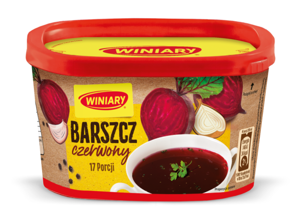 Winiary Soup Red Borsch Instant (Barszcz Czerwony) Kontenerek 170g