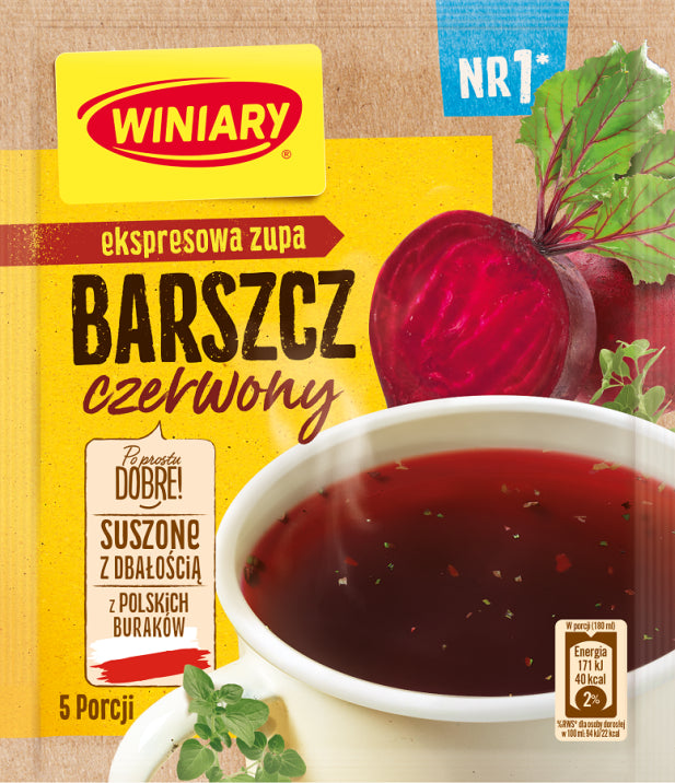 Winiary Zupa Barszcz Czerwony Expresowy Soup 60g