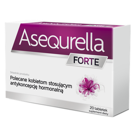 Asequrella Forte 20 tabs.