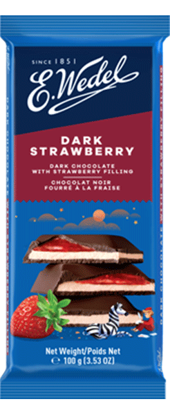 Wedel Dark-Strawberry Chocolate (Truskawkowa) 100g