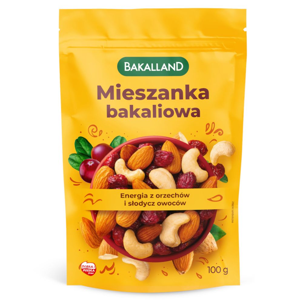 Bakalland Dried Fruit And Nuts ( Mieszanka Bakaliowa) 100g