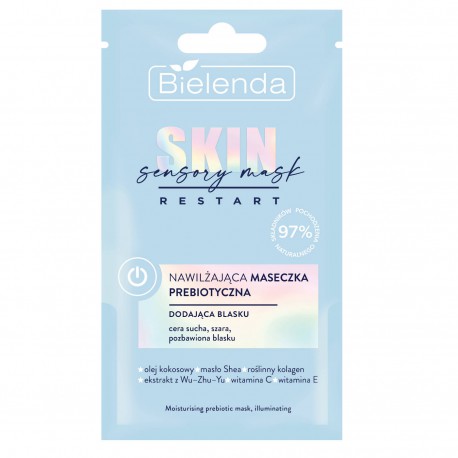 Bielenda Skin Restart Sensory Moisturizing Prebiotic Face Mask 8g
