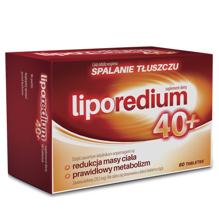 Liporedium 40+ 60 tabletek