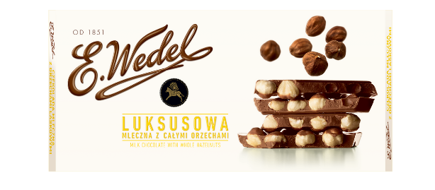 Wedel Luksusowa Chocolate W/Hazel 100g