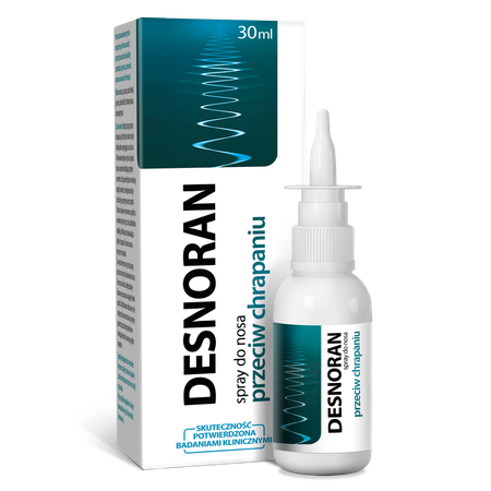 Desnoran Spray przeciw chrapaniu 30 ml - eliminates the cause of snoring