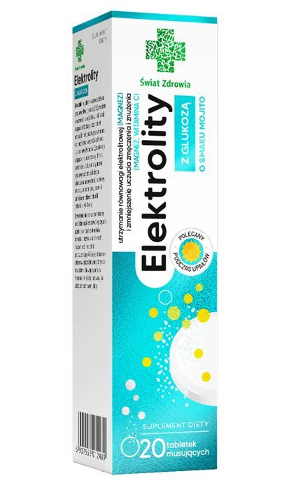 Electrolytes with Glucose Swiat Zdrowia 20 effervescent tablets