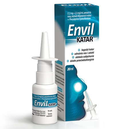 Envil Katar spray 20 ml relieves stuffy nose