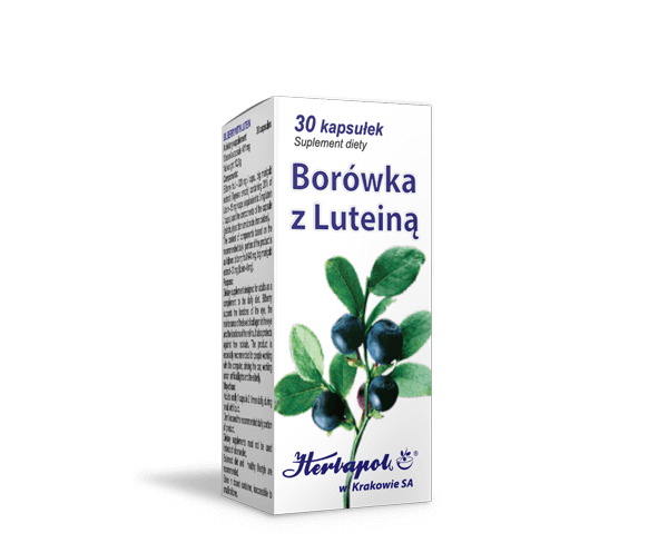 HERBAPOL BLUEBERRY WITH LUTEIN 30 capsules