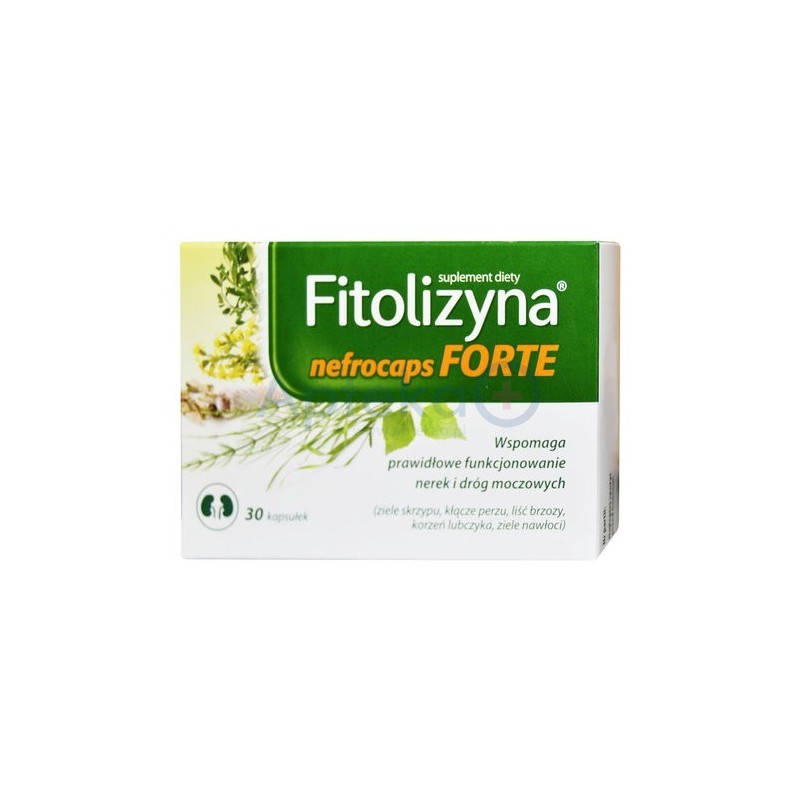 Fitolizyna Nefrocaps Forte na zdrowe drogi moczowe 30 kapsułek