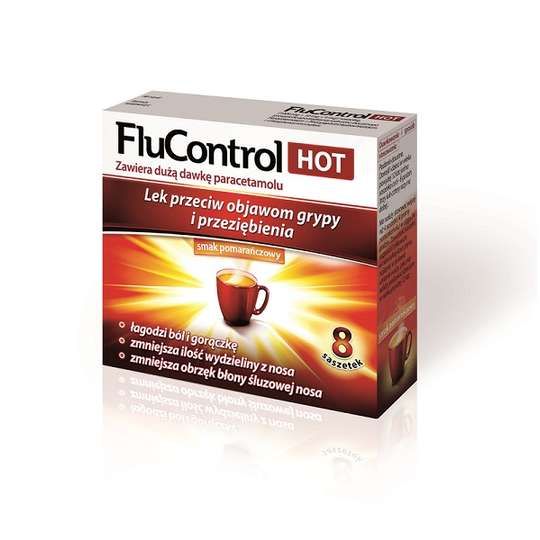 Flu Control Hot 8 saszetek