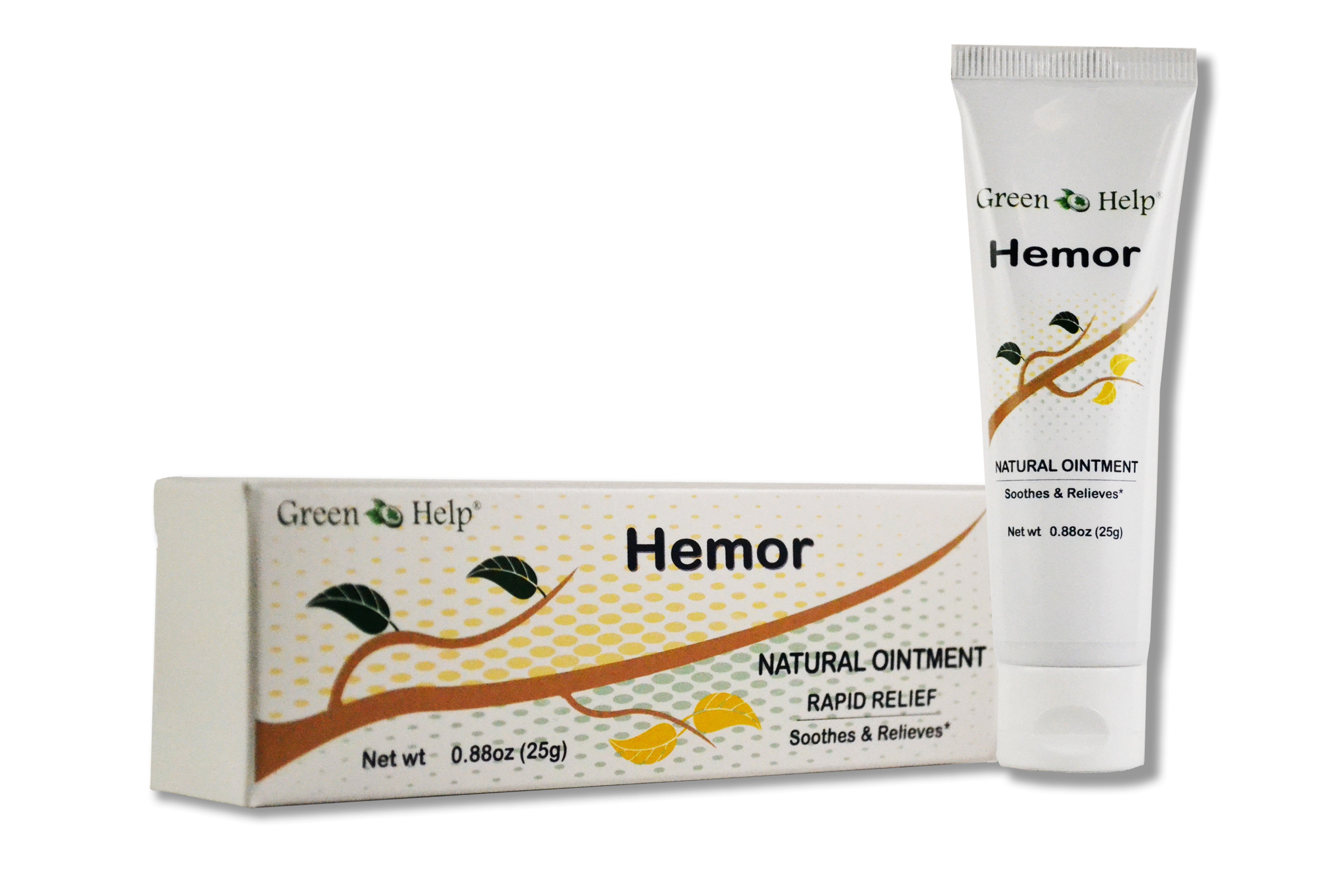 Green Help Hemor Natural Ointment Rapid Relief Soothes & Relieves 25g ...