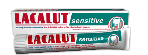 Lacalut Sensitive Pasta do zębów Naprawa i ochrona wrażliwych zębów Zapobieganie próchnicy i usuwanie przebarwień 75ml 