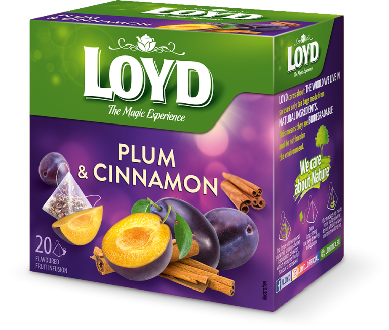 Loyd Plum & Cinnamon 20 tea bags