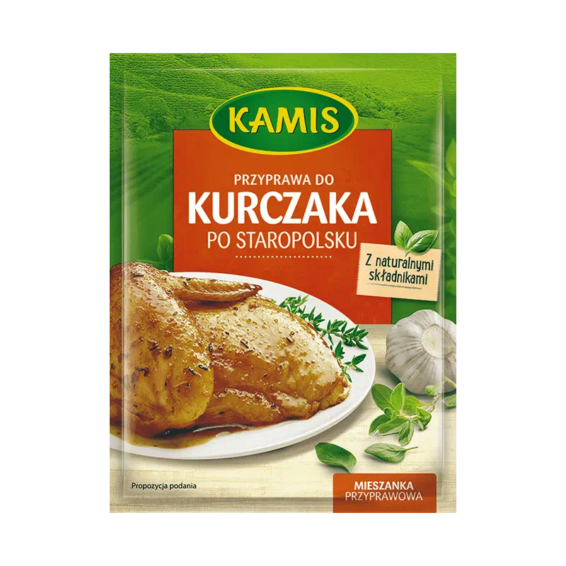 Kamis Przyprawa Do Kurczaka Po Staropolsku 25g Herbal & Vegetable Seasoning For Chicken