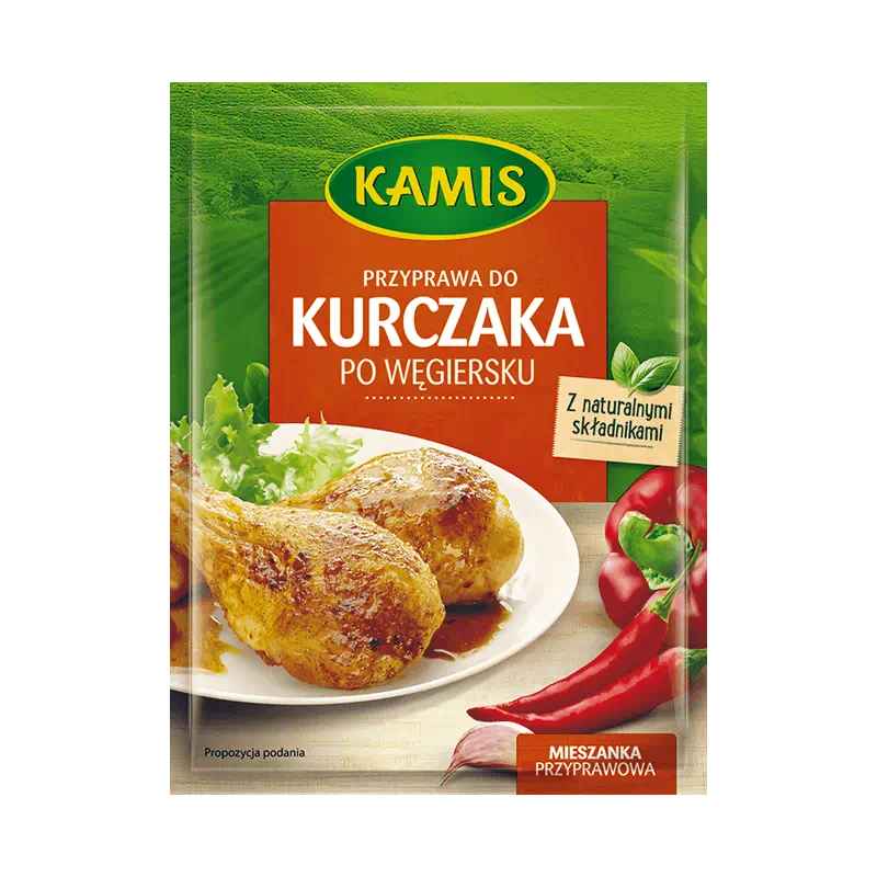 Kamis Przyprawa Do Kurczaka Po Wegiersku 25g Herbal & Vegetable Seasoning