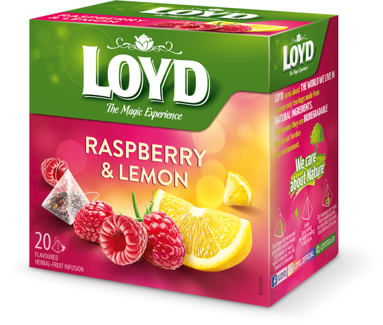 Loyd Raspberry & Lemon 20 tea bags