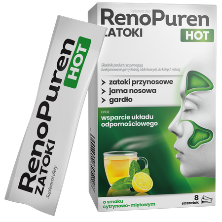 Reno Puren Zatoki Sinuses Hot 8 sachets