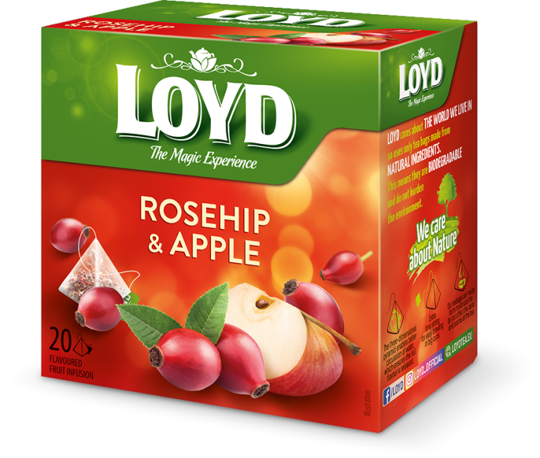 Loyd Rosehip & Apple 20 tea bags