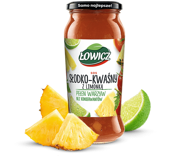 Lowicz Sos Slodko - Kwasny z Limonka 500g