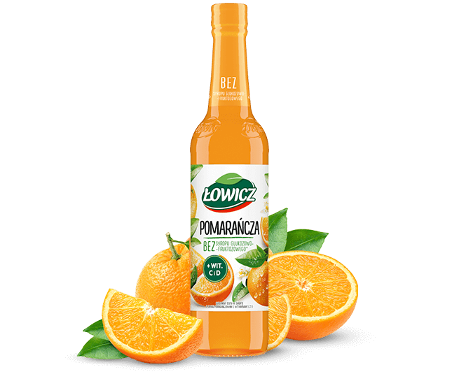 Lowicz Syrup Orange (Pomarancza) 400ml