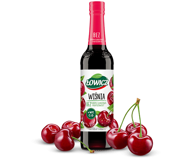 Lowicz Syrup Cherry (Wisnia) 400ml