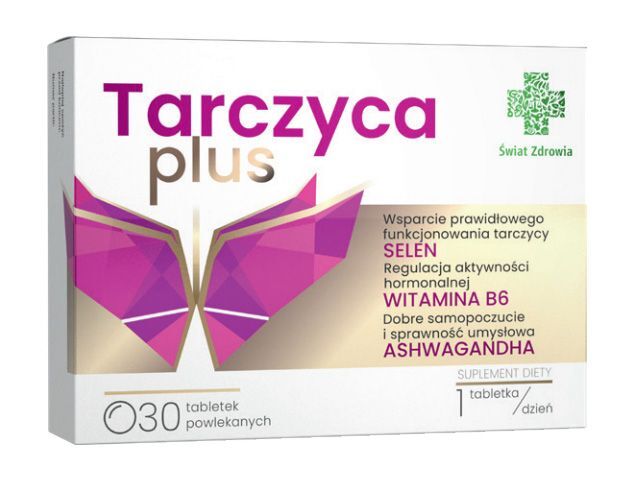 Tarczyca plus tabletki powlekane ŚWIAT ZDROWIA Thyroid plus 30 tbl