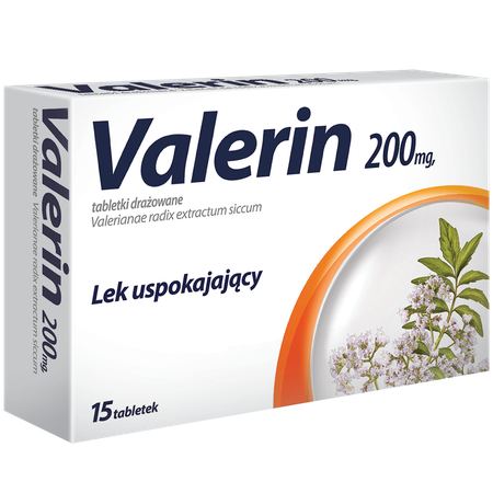 Valerin Suplement Diety Wspomaga Relaks i Sen 15 tabletek